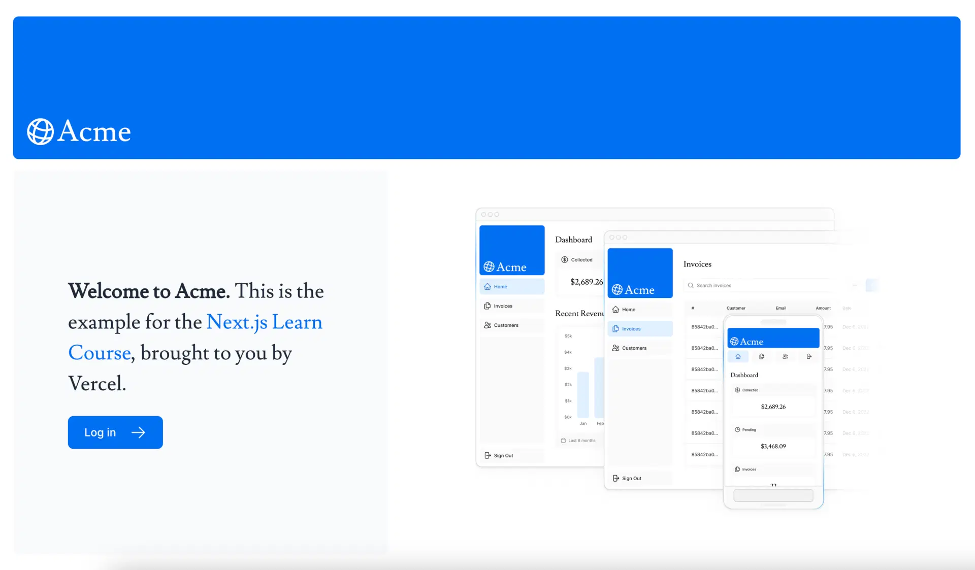 Nextjs Dashboard