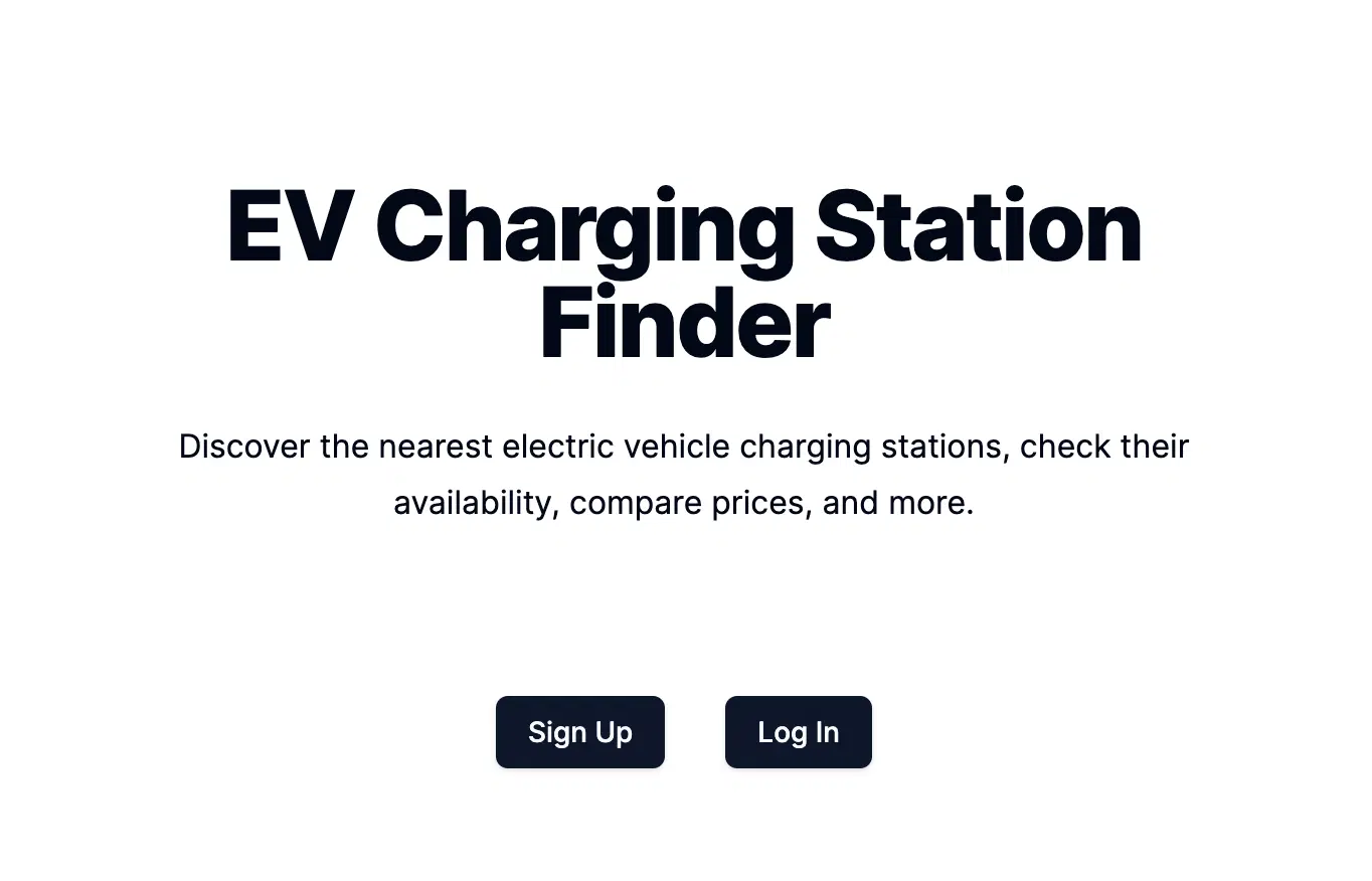 EV Charging Station Finder